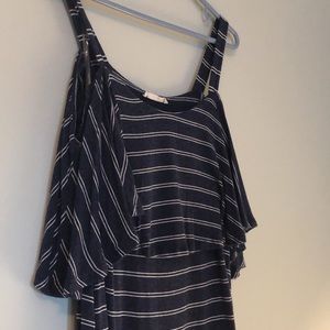 Super Comfy Off the Shoulder Jersey Dress